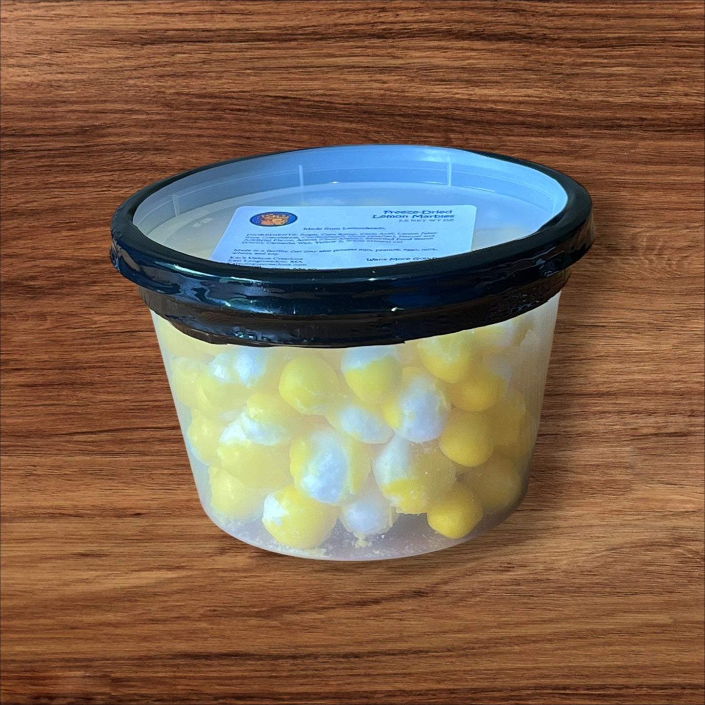 Freeze-Dried Lemon Marbles